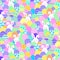 Fabric Traditions Easter Stacked Bunnies & Eggs Glitter Cotton Fabric